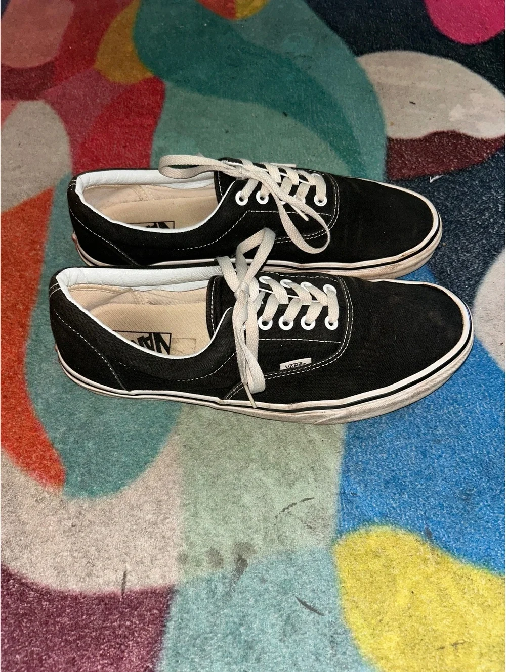 Men's Vans Black Suede Sneakers Size 10